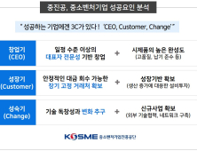 중진공, 중소벤처기업의 성공요인 분석 보고서 발간