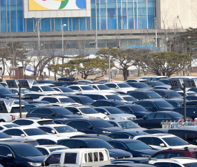 [쿠키포토] 김포공항 주차장은 만차