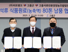 고흥석류 농축액 80톤, 식품원료 납품 계약