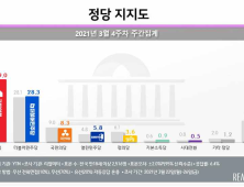 국민의힘 지지율 39% 