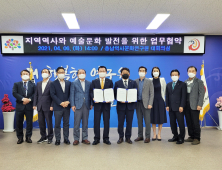 충남역사문화연구원, 한국예총 공주지회와 예술문화 발전 위한 업무협약식 개최