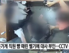 뒤통수 치고 다른 직원 뺨 때리고…벨기에 대사 부인 CCTV 공개