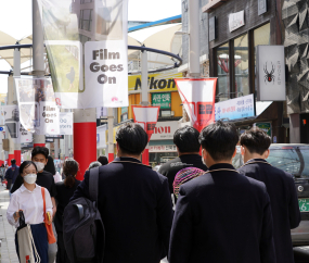 전주국제영화제 찾은 영화팬들