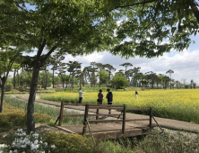 김제 벽골제, 코로나19에 지친 시민 휴식처 ‘인기’