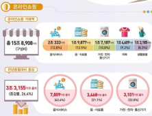 온라인쇼핑 거래액 26% 증가…코로나 이후 '여행' 첫 증가 