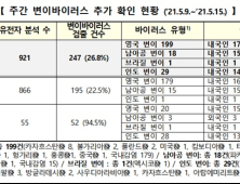 '코로나 변이 바이러스' 247건 추가…누적 1113명