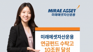 미래에셋자산운용, 연금펀드 수탁고 10조원 돌파… 국내 최초
