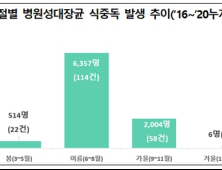 여름철 '병원성대장균 식중독' 위험 증가…채소·도시락 원인 多 