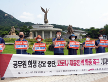 '공무원 희생 강요 중단' 공무원노조, 코로나 대응인력 확충 촉구