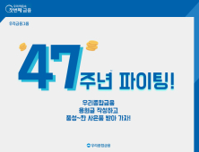 “우리종금 47주년 축하해주세요”