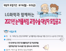 LG화학 여수공장, 눈꺼풀처짐 교정 수술 10년째 지원