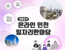 인천시, 10월 15일까지 2021 온라인 인천 일자리한마당 채용행사 개최