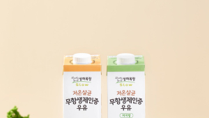 상하목장, 저온살균 무항생제인증 우유 후레쉬팩 출시