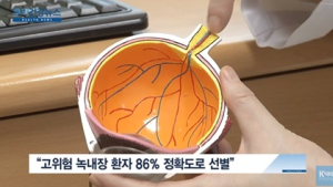 [쿠키건강뉴스] “실명 위험 높은 녹내장, 인공지능으로 조기 진단”
