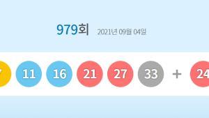 로또 1등 당첨번호 7·11·16·21·27·33 … 보너스 ‘24’