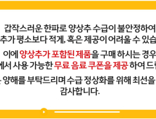 패스트푸드, 이른 한파 직격탄 맞았다…“양상추 냉해로 수급 어려워”