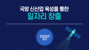 국방 신산업 육성을 통한 일자리 창출