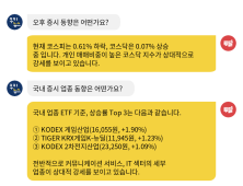 [투달봇 5일 13:00] ETF로 보는 오후 증시 레이더 #커뮤니케이션 서비스 #IT #선진