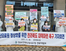 보건의료산업노조 전북본부 “군산의료원 정상화 대책 마련” 촉구