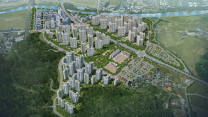 아산 배방 휴대지구 도시개발사업, 충남도 실시계획(변경)인가 고시