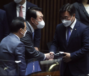 '첫 시정연설' 나선 윤석열 대통령