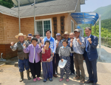 김관영 전북도지사 후보, 무주 부평마을로 민생행보