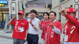 최민호 국힘 세종시장 후보, 이준석 대표와 막판 ‘세몰이’
