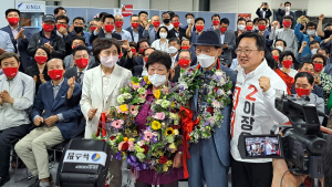 이장우 후보 열심히 일하는 대전시장 될 것 [6⋅1선거 당선소감]