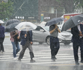 '강력한 비바람'