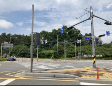 예천군, 도청 신도시 연결도로 교차로 4곳에 감응신호 구축