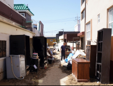 힌남노가 휩쓴 포항 대송면... 온동네 흙탕물 범벅