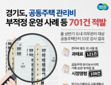 경기도, 공동주택 시설물 유지보수 관리 등 부적정 사례 701건 적발