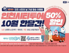 인천시, 10월 한 달 동안 인천시티투어 50% 할인