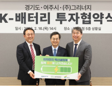 경기도, ㈜그리너지 유치로 여주에 1천억 규모 K-배터리 설비시설 구축