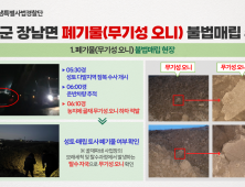 경기도, 덤프트럭 63대분 폐기물 농지에 불법매립한 일당 적발