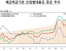 기업 자금조달 비상…산업별 대출금 1800조 육박