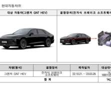 현대차 신형 그랜저 등 39개 차종 약 3만대 ‘리콜’