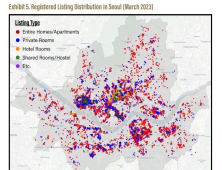 “서울 숙박시설 중 5분의 1은 에어비앤비 객실”