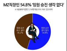 MZ세대 직장인 50% 이상 “임원 승진 생각 없어”