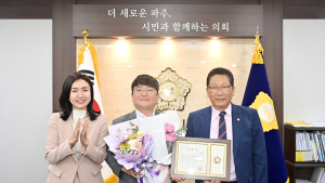 파주시 김형석 주무관, 시의회 '5월 칭찬공무원'에 선정