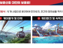 이장우 대전시장, 보문산 '보물산 프로젝트' 본격 추진