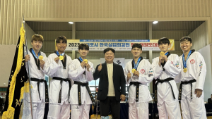 전주시청 태권도부, 한국실업최강전 5인조 단체전 1위
