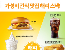 맥도날드, 해피스낵 공개 外 던킨·롯데칠성음료 [유통단신]