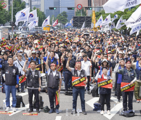 '고속철도 분할정책 실패했다' 철도노동자 총력결의대회