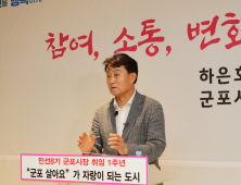 하은호 군포시장 취임 1년 명암 엇갈려