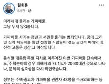 원희룡, ‘주택·자동차 가짜 매물 사기’에 엄중 경고 