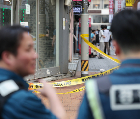 참혹한 신림역 인근 흉기난동 현장 