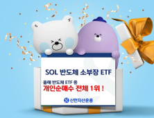 신한운용 ‘SOL 반도체 소부장 Fn’, ETF 중 개인 매수세 1위