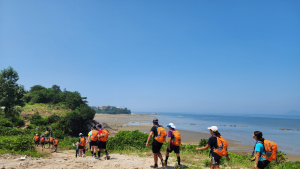 ‘새만금 세계스카우트 잼버리’ 변산마실길 하이킹 매일 160여명 도전