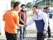 주낙영 경주시장, 지역 해수욕장 '현장 점검'